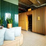 Sauna im Wellnessbereich im 25hours Hotel Köln The Circle