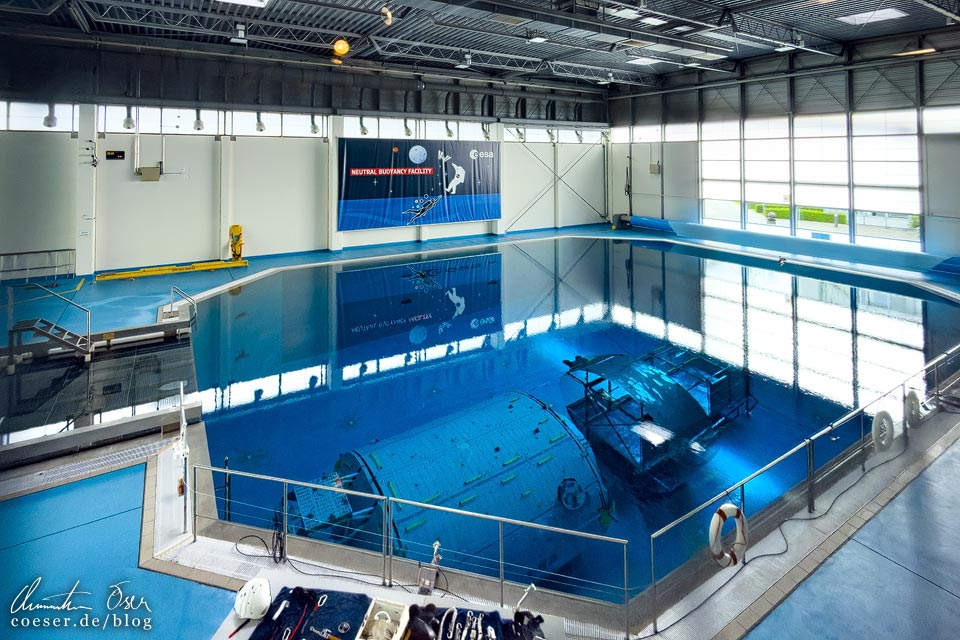Wasserbecken im Europäischen Astronautenzentrum (EAC) in Köln