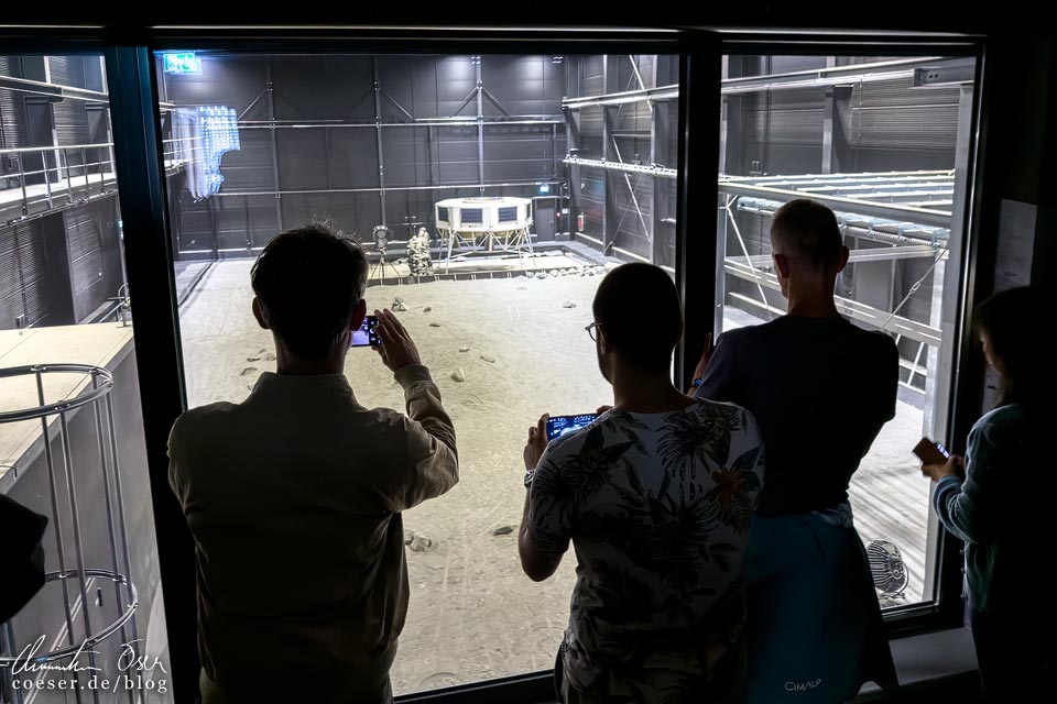 Mondsimulationsanlage LUNA (Luna Analog Facility) im EAC in Köln