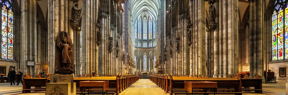 Innenansicht des Kölner Doms