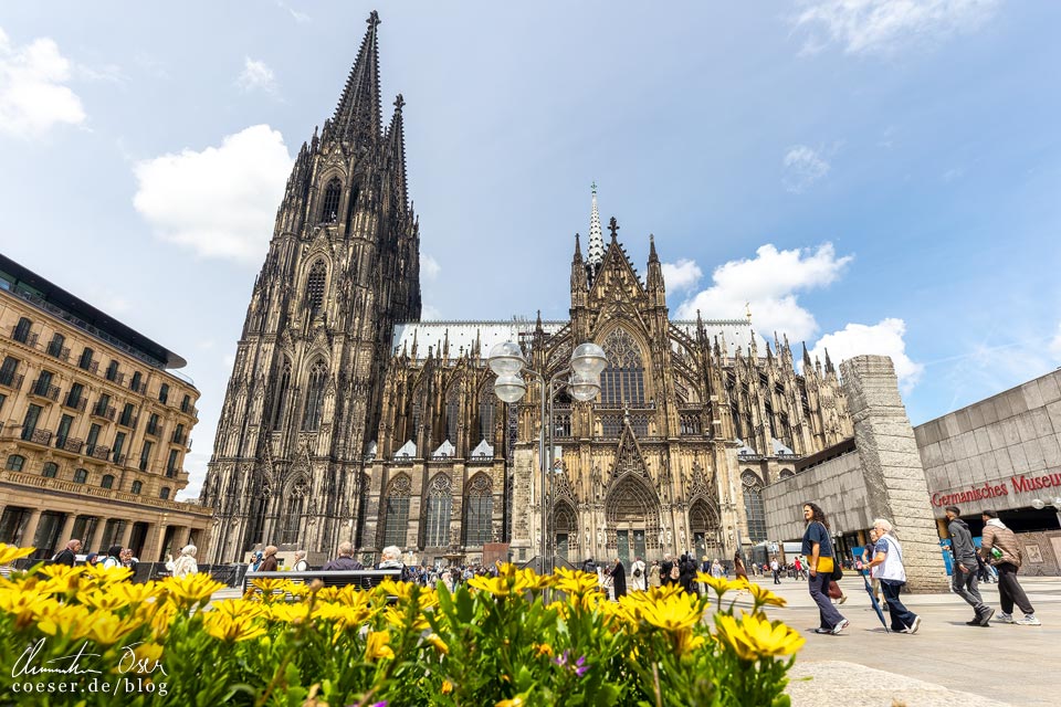 Außenansicht des Kölner Doms in Köln