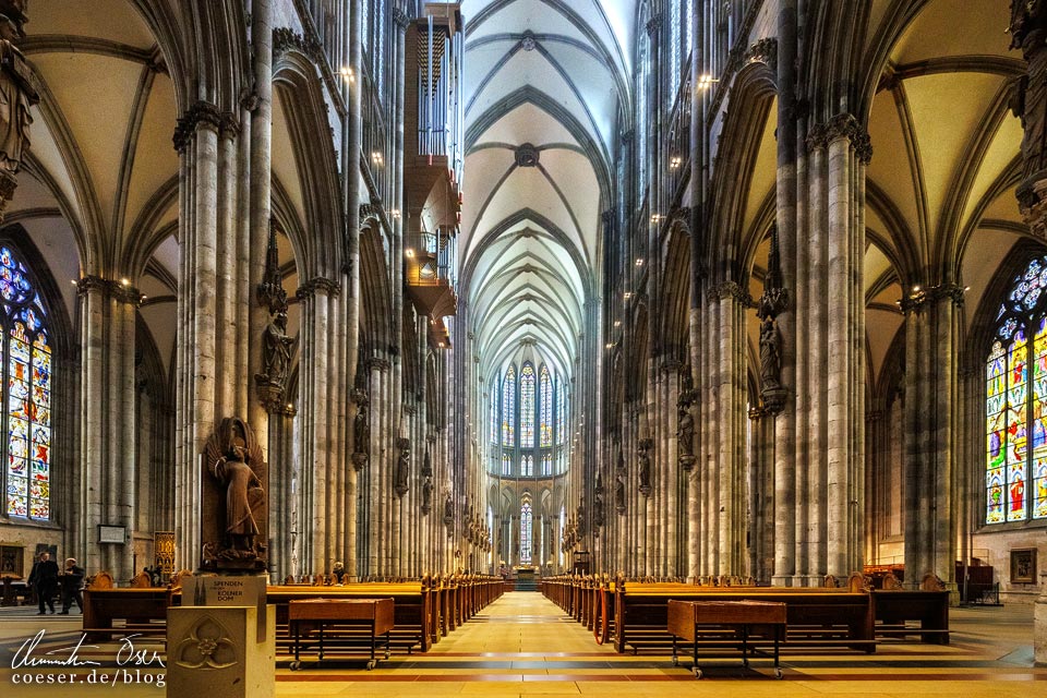 Innenansicht Kölner Doms in Köln