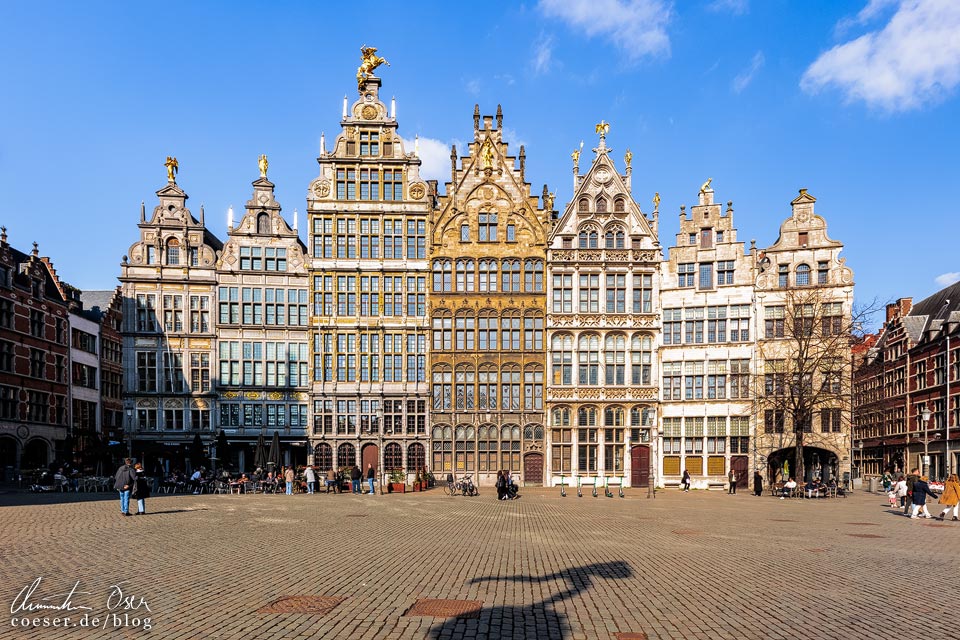 Zunfthäuser auf dem Grote Markt in Antwerpen