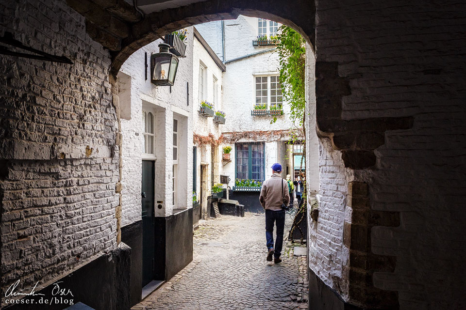 Der Vlaeykensgang (Vlaaikensgang) in Antwerpen
