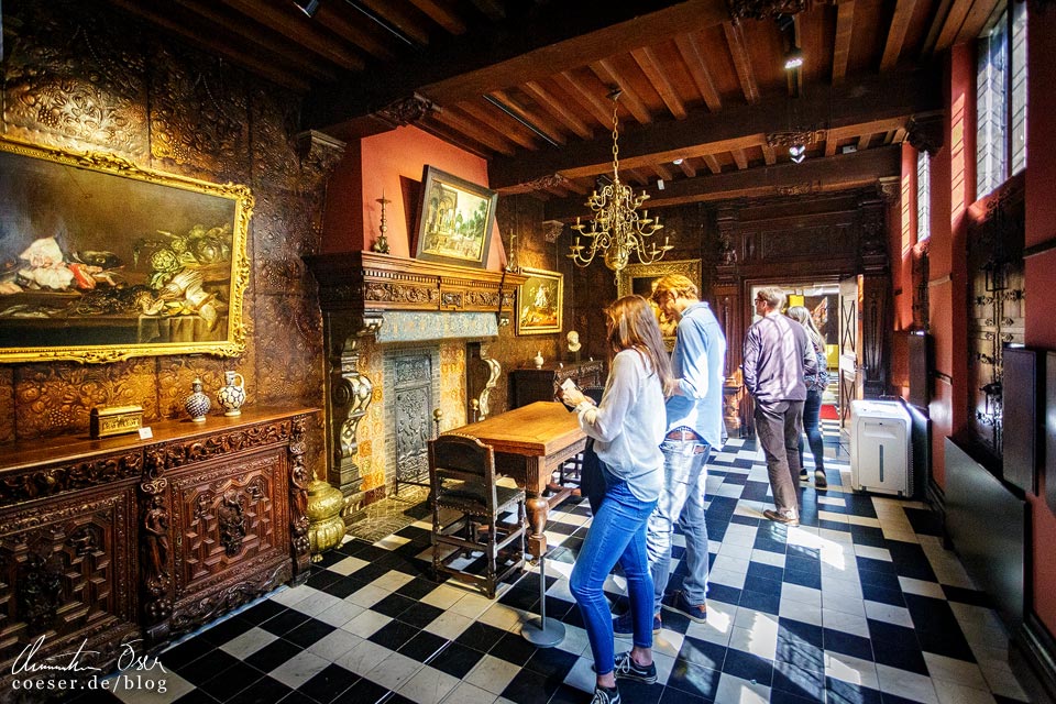Ausstellungsbereich im Rubenshuis in Antwerpen