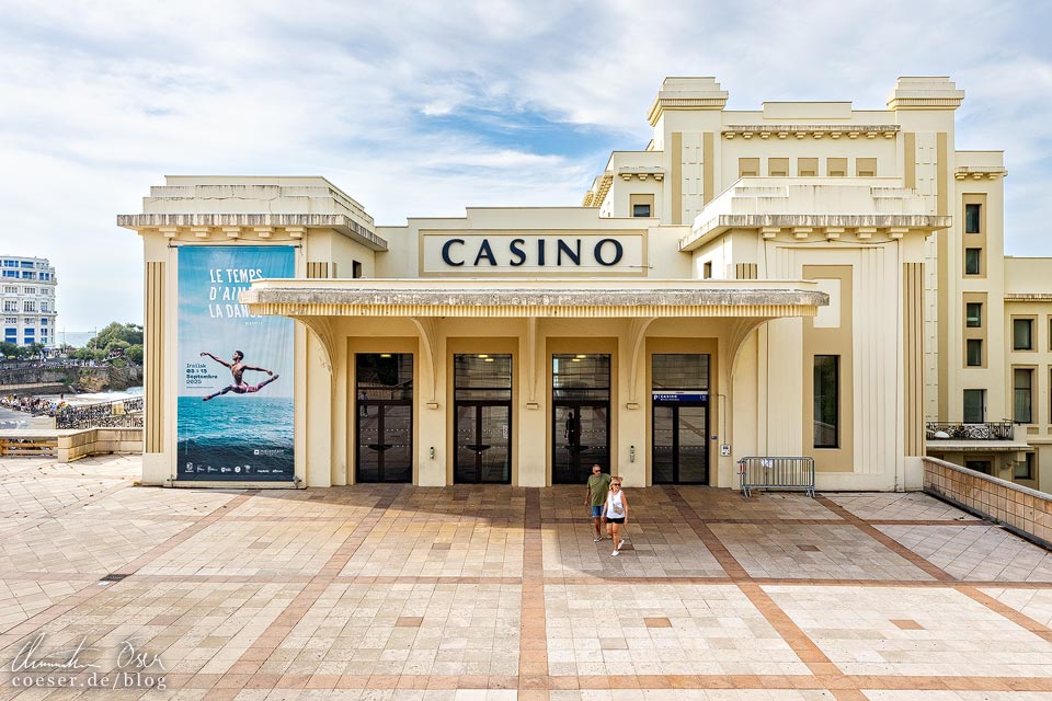 Das Casino im Art-Déco-Stil in Biarritz