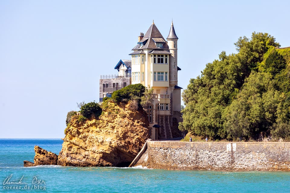 Außenansicht der Villa Belza in Biarritz