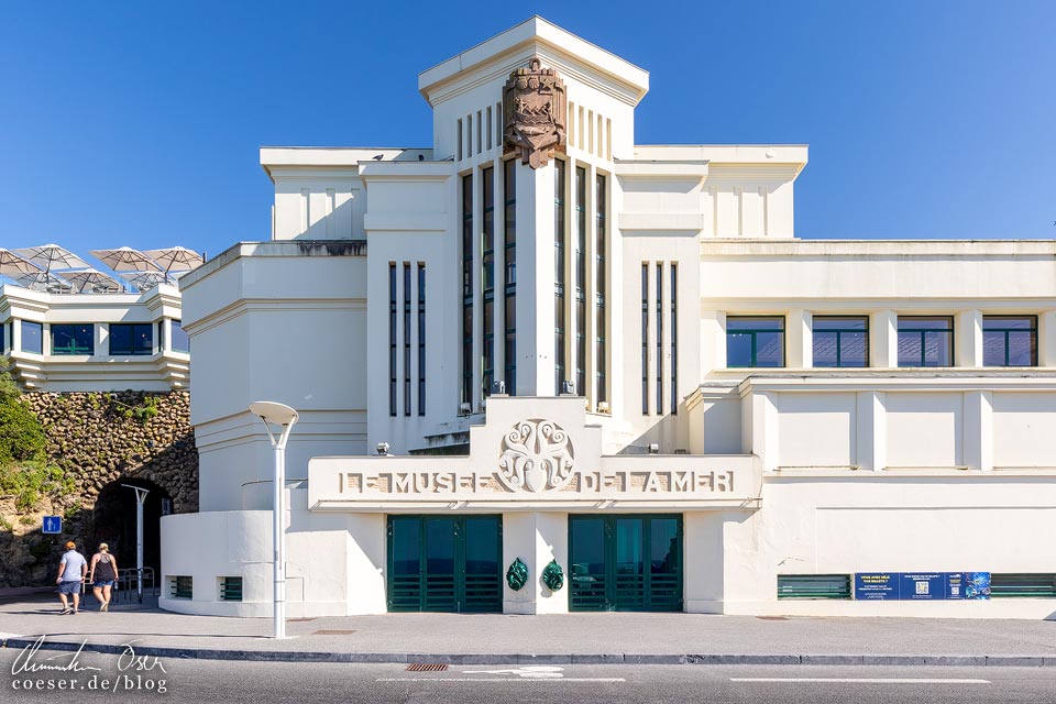 Außenansicht des Musée de la Mer de Biarritz