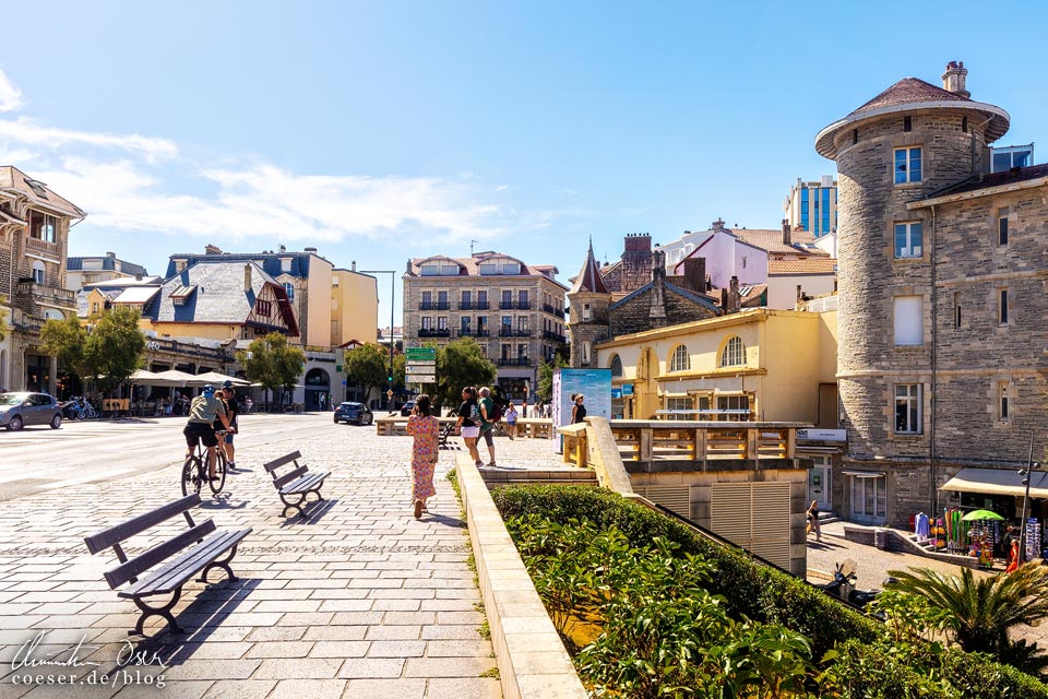 Das Stadtzentrum von Biarritz
