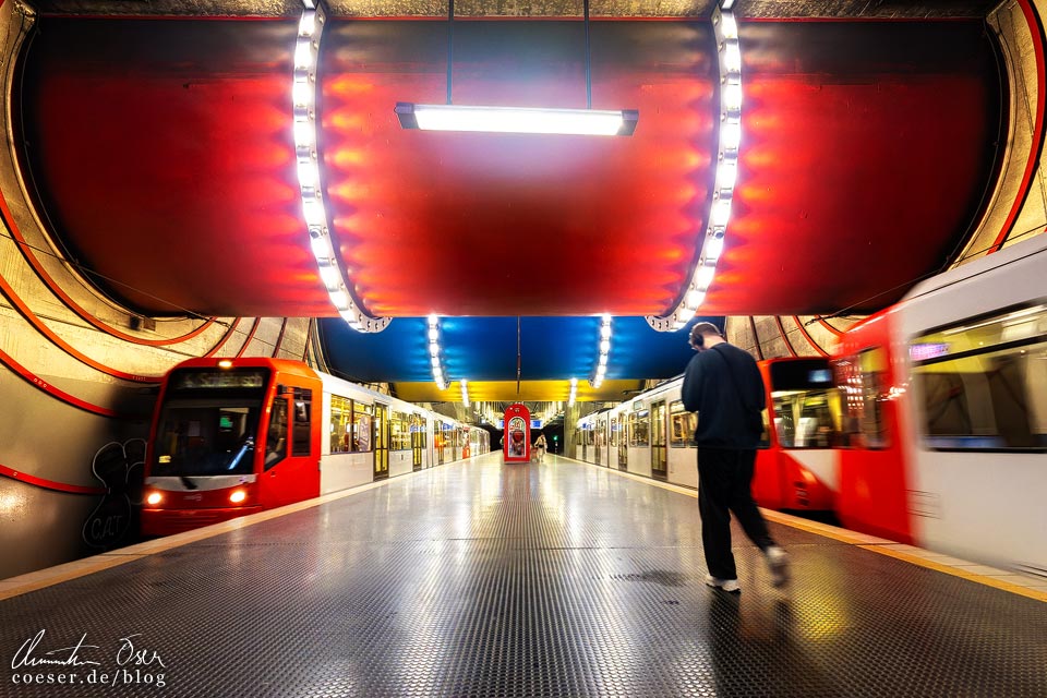Fotospot Stadtbahn/U-Bahn-Station Rochusplatz in Köln