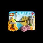 Reisesouvenir-Magnet aus Biarritz, Frankreich