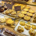 Süße Auswahl in der Bäckerei Sjögrens i backen in Grebbestad, Bohuslän