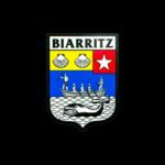 Souvenir-Aufkleber (Sticker) aus Biarritz, Frankreich