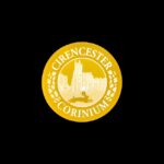 Souvenir-Aufkleber (Sticker) aus Cirencester, Großbritannien