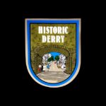 Souvenir-Aufkleber (Sticker) aus Derry/Londonderry, Nordirland