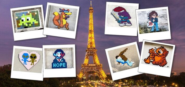 Street-Art-Mosaike in Paris