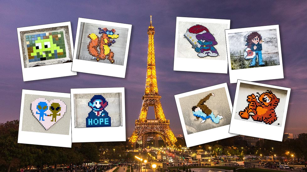 Street-Art-Mosaike in Paris