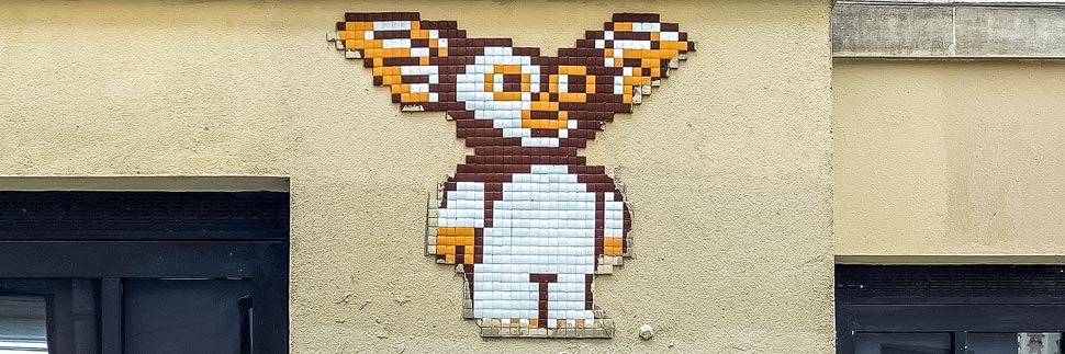 Street-Art-Mosaik von Zigom in Paris