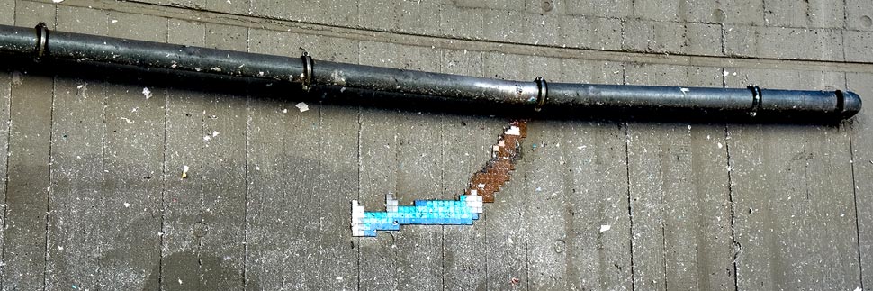 Street-Art-Mosaik von Megamatt in Paris