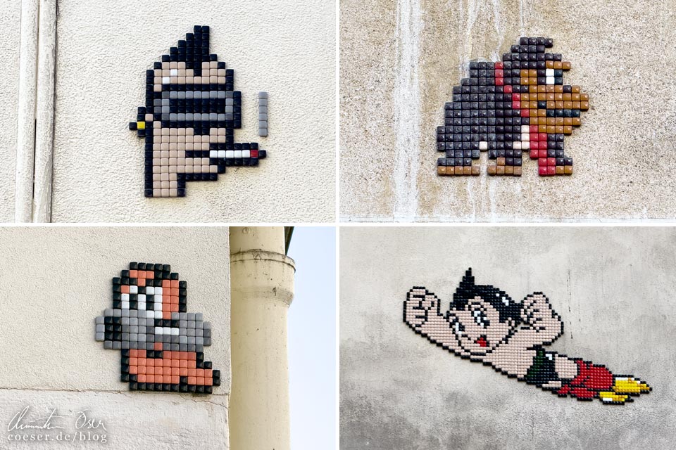 Street-Art-Mosaike von The Mosaist in Paris