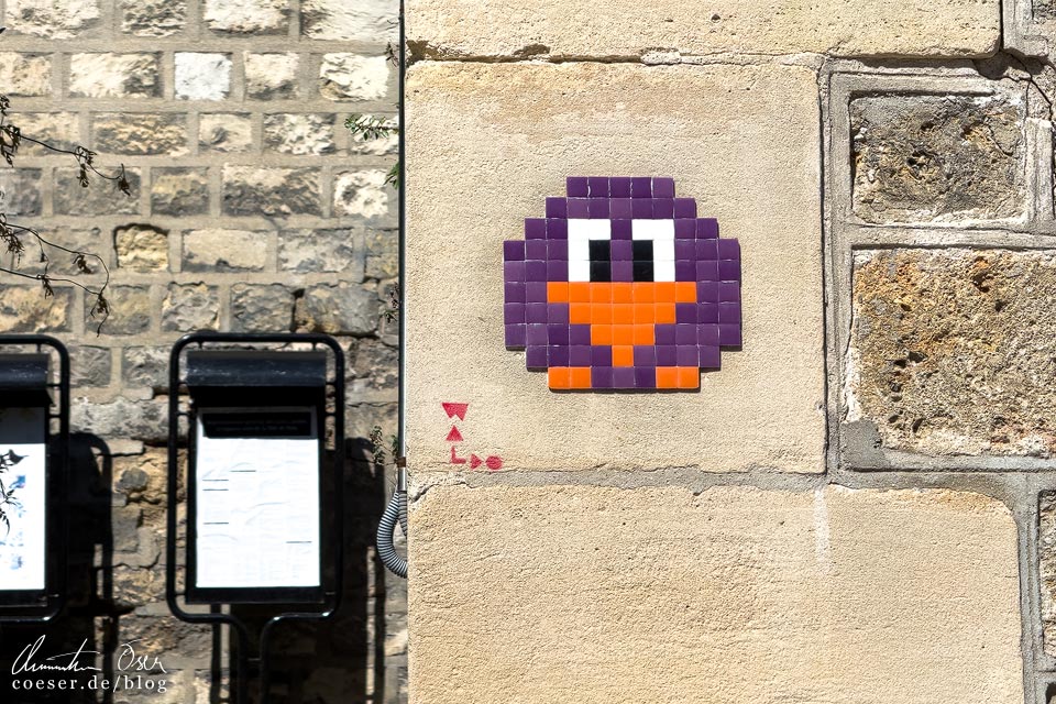 Street-Art-Mosaik von WALDO in Paris
