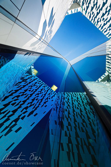 Moderne Architektur des Bella Sky Comwell Hotel Copenhagen in Kopenhagen, Dänemark.