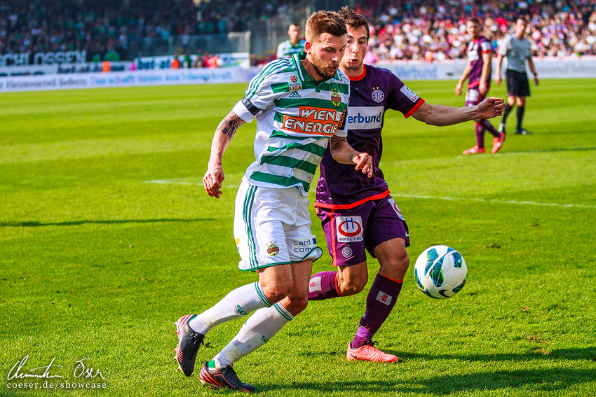 Österreichische Bundesliga, Austria Wien - Rapid Wien 2:2, 2013
