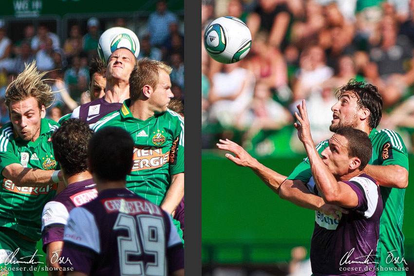 Österreichische Bundesliga, Derby Rapid Wien - Austria Wien 0:3, 2011