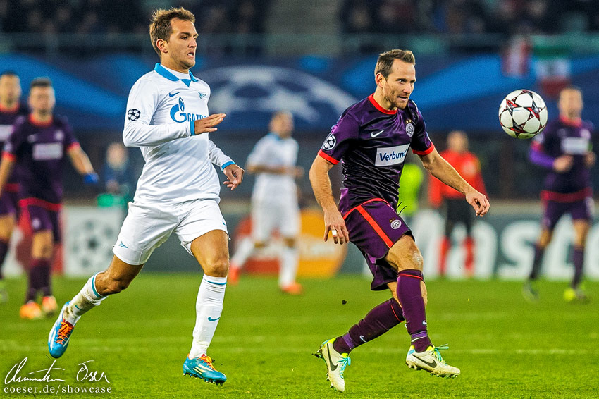UEFA Champions League, FK Austria Wien - FC Zenit Saint Petersburg 4:1, 2013