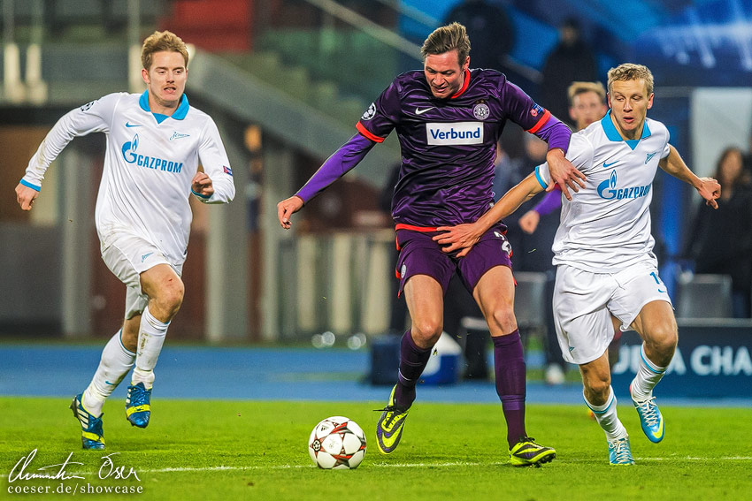 UEFA Champions League, FK Austria Wien - FC Zenit Saint Petersburg 4:1, 2013