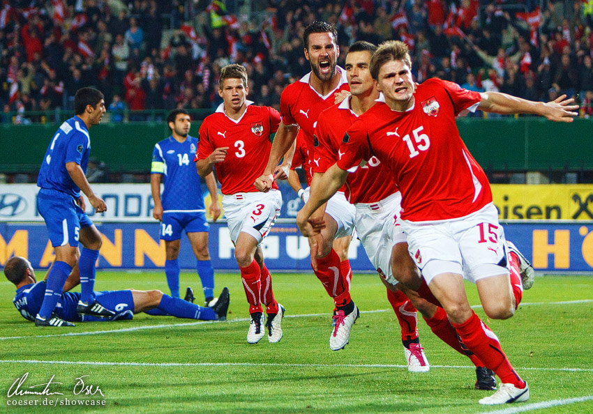 Euro 2012 Europameisterschafts-Qualifikationsspiel Österreich - Aserbaidschan 3:0, 2010