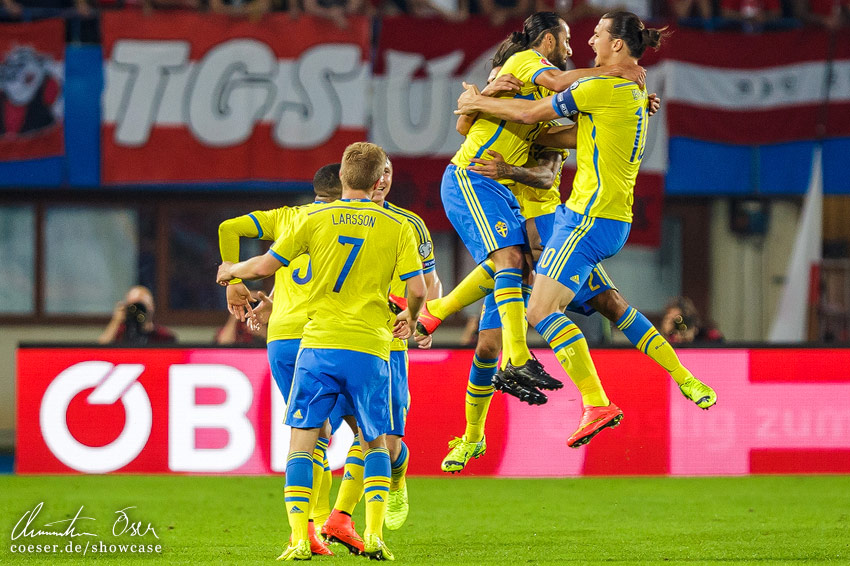 UEFA EM-Qualifikation 2016 · Österreich - Schweden 1:1