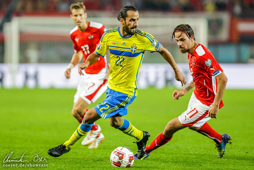 UEFA EM-Qualifikation 2016 · Österreich - Schweden 1:1
