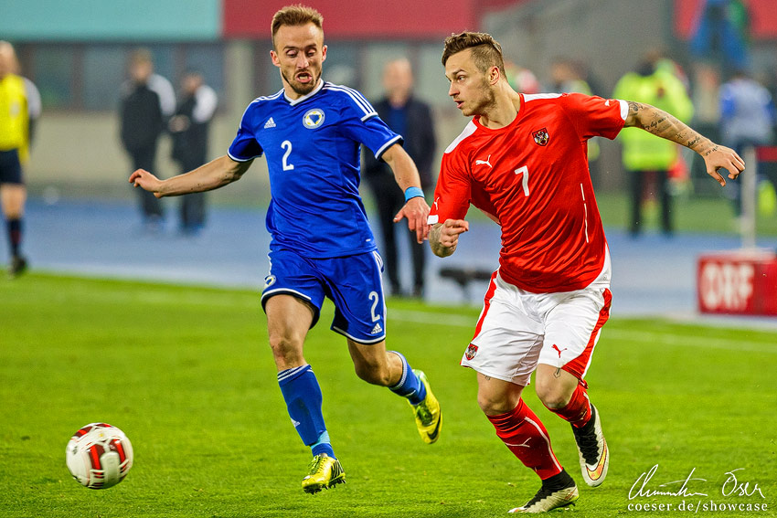 Freundschaftsspiel Österreich - Bosnien-Herzegowina 1:1, 2015