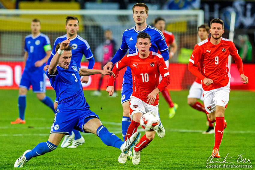 Freundschaftsspiel Österreich - Bosnien-Herzegowina 1:1, 2015