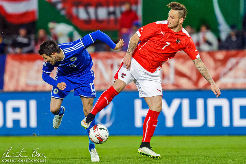 Freundschaftsspiel Österreich - Bosnien-Herzegowina 1:1, 2015