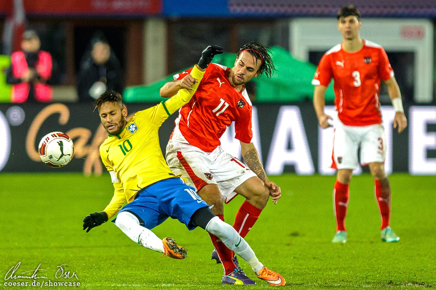Gillette Brasil Global Tour, Freundschaftsspiel Österreich - Brasilien 1:2, 2014