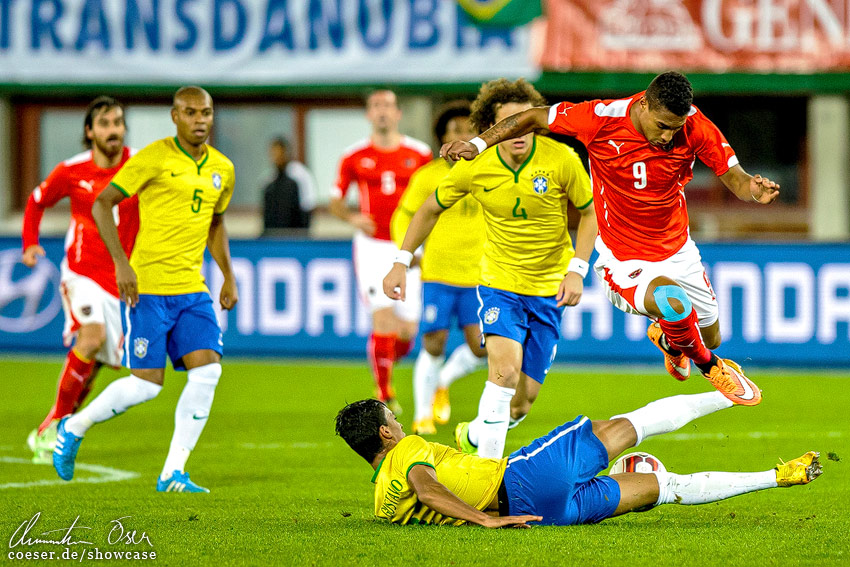 Gillette Brasil Global Tour, Freundschaftsspiel Österreich - Brasilien 1:2, 2014