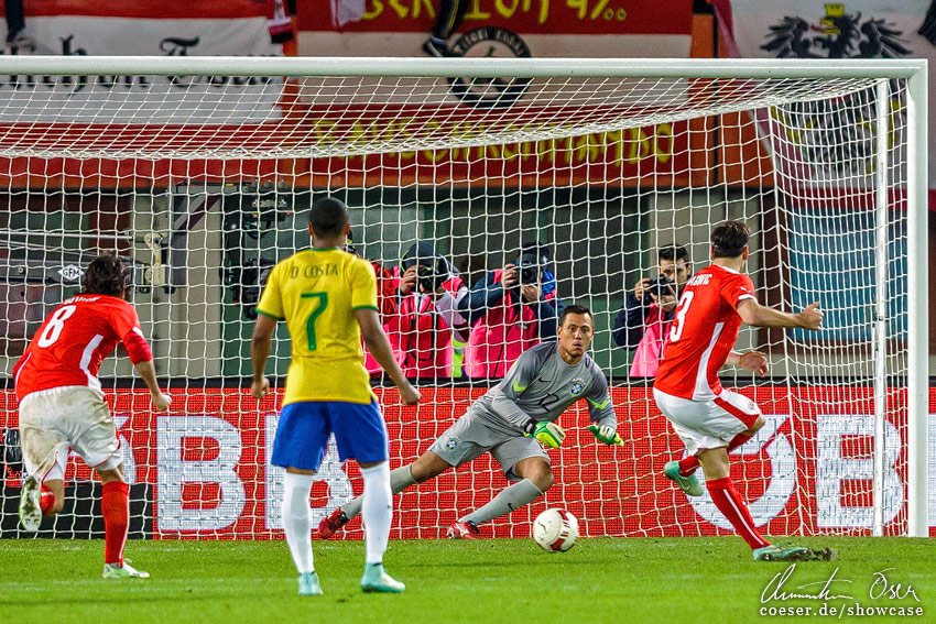 Gillette Brasil Global Tour, Freundschaftsspiel Österreich - Brasilien 1:2, 2014