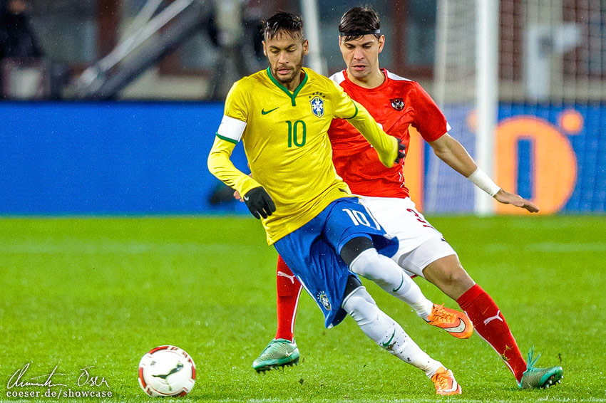 Gillette Brasil Global Tour, Freundschaftsspiel Österreich - Brasilien 1:2, 2014