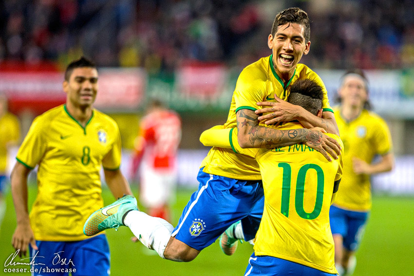Gillette Brasil Global Tour, Freundschaftsspiel Österreich - Brasilien 1:2, 2014