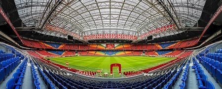 Panorama der Amsterdam Arena in Amsterdam, Niederlande