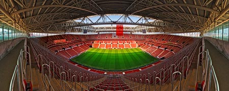 Panorama der Türk Telekom Arena in Istanbul, Türkei