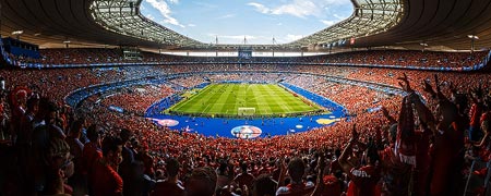 Panorama des Stade des France in Paris, Frankreich