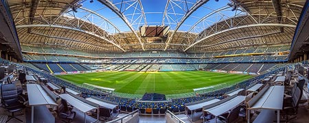 Panorama der Friends Arena in Stockholm, Schweden